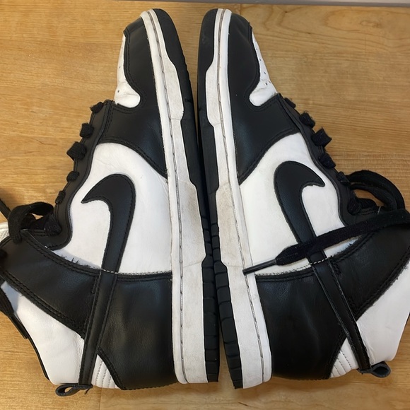 Nike Dunk High Panda Black and White High-Top Sneakers women’s size 6.5 - Picture 12 of 16